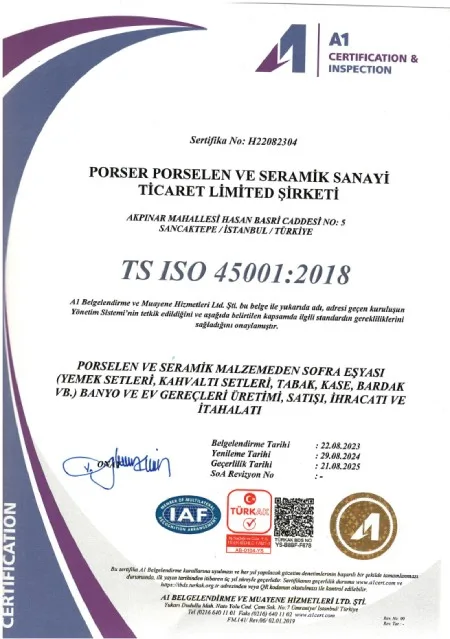 ISO 45001 — Occupational Health & Safety