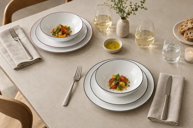 AI-designed table setting