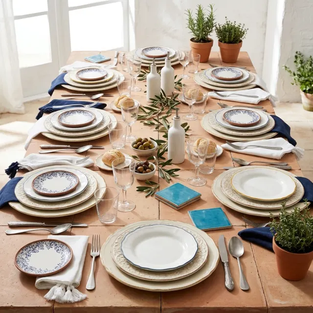 AI-designed table setting