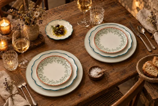 AI-designed table setting