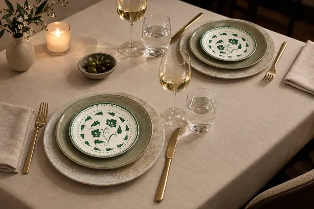 AI-designed table setting