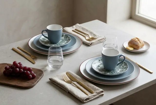 AI-designed table setting