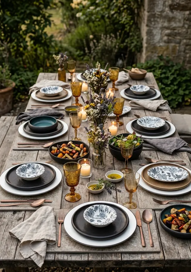 AI-designed table setting