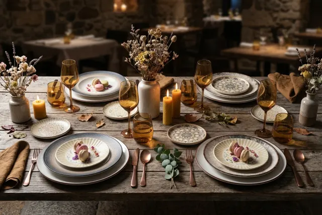 AI-designed table setting