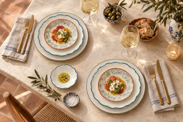 AI-designed table setting