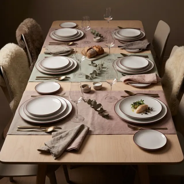 AI-designed table setting