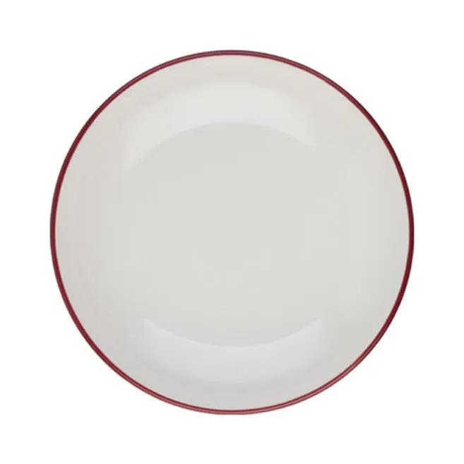 Modest Maroon Valle Deep Plate 25 cm 1140 cc