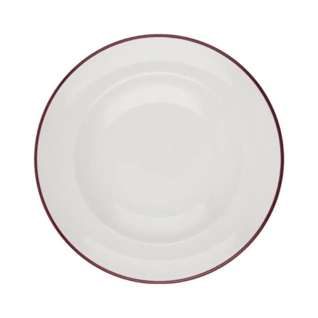 Modest Maroon Miro Çukur Tabak 20 cm 170 cc