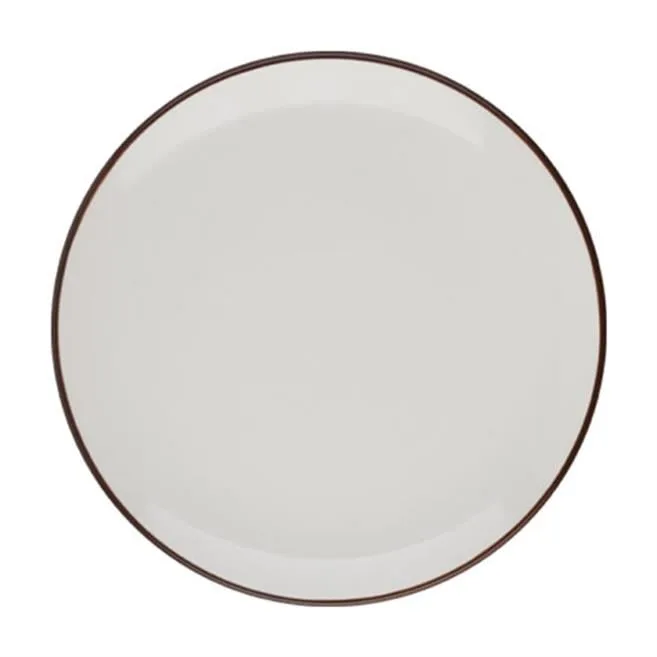 Modest Brown Lona Düz Tabak 17 cm