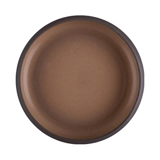 Taupe Celesta Deep Plate 25 cm 1700 cc