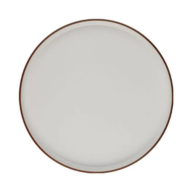 Modest Brown Stolt Düz Tabak 25,5 cm