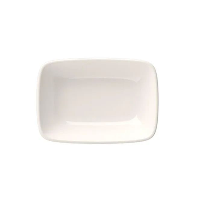 Transparent Quadro Rectangular Platter 15 cm (14 * 10)