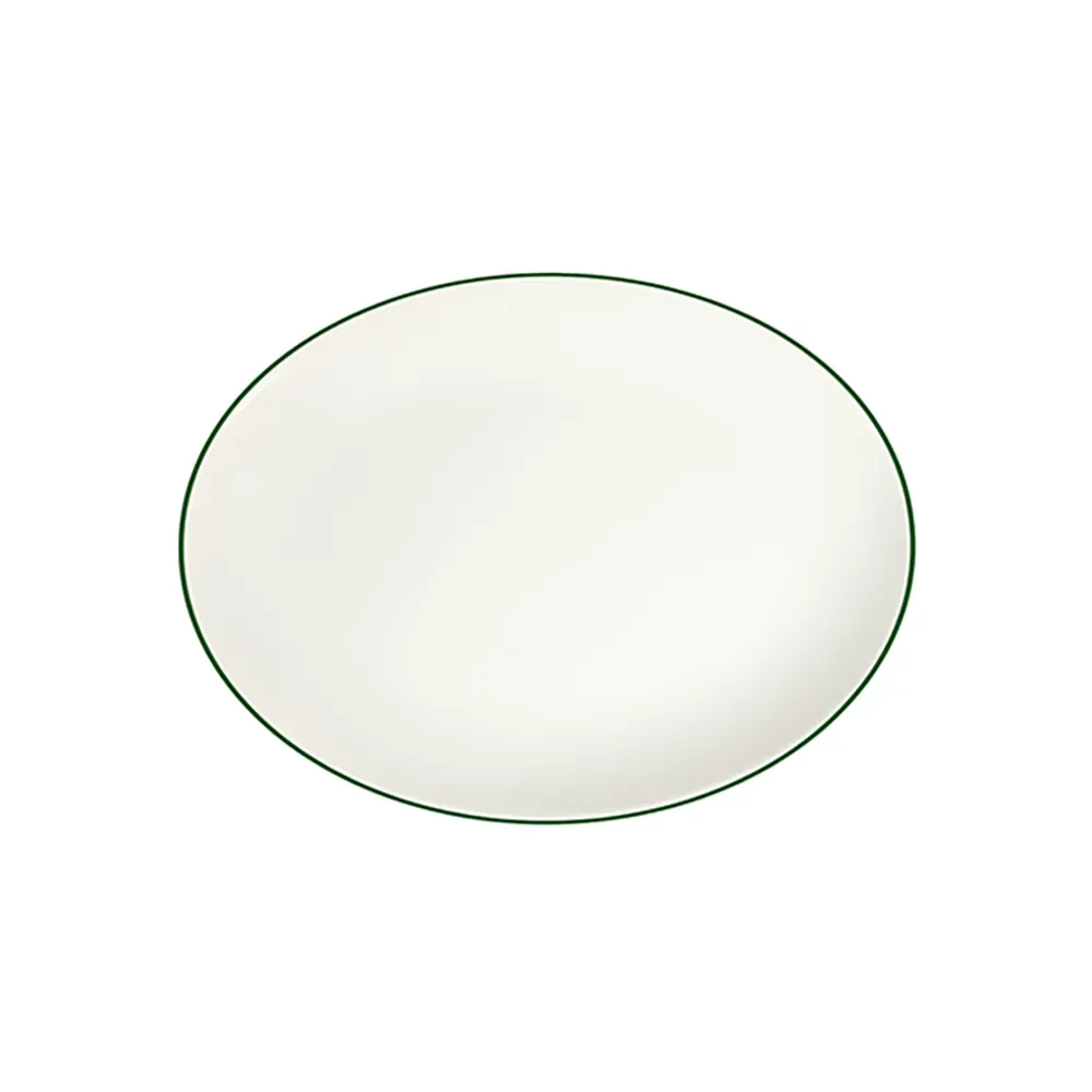 Modest Green Lona Oval Tabak 36 cm