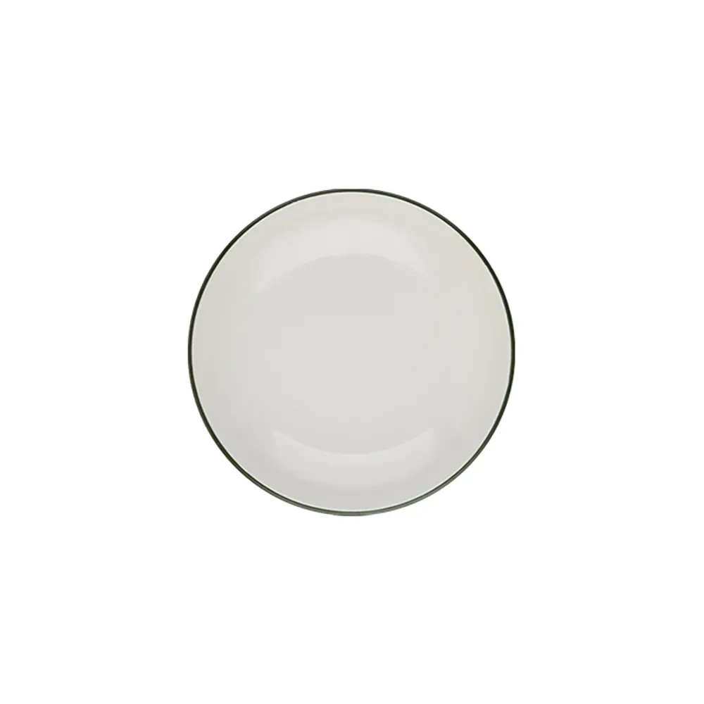 Modest Green Valle Deep Plate 25 cm 1140 cc