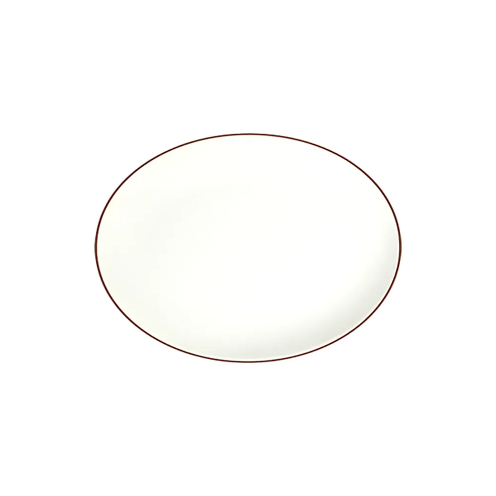 Modest Brown Lona Oval Tabak 33 cm