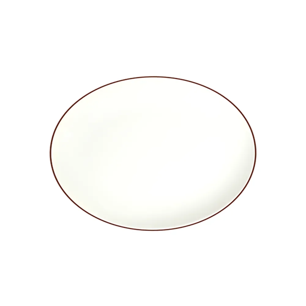 Modest Brown Lona Oval Tabak 36 cm