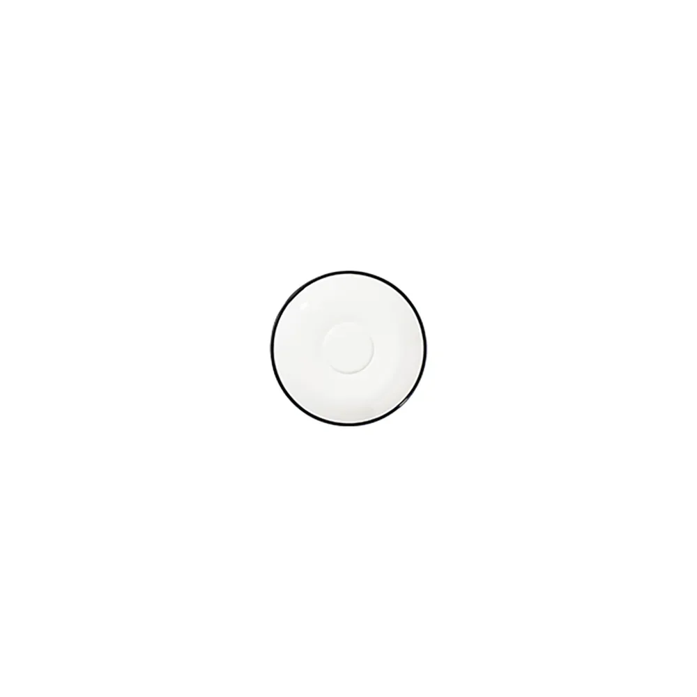 Modest Black Lona Espresso Tabağı 12 cm