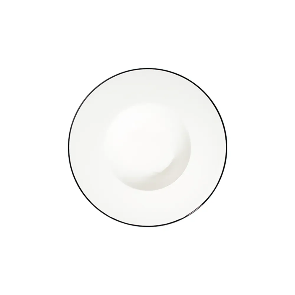 Modest Black Miro Deep Plate 29 cm 460 cc