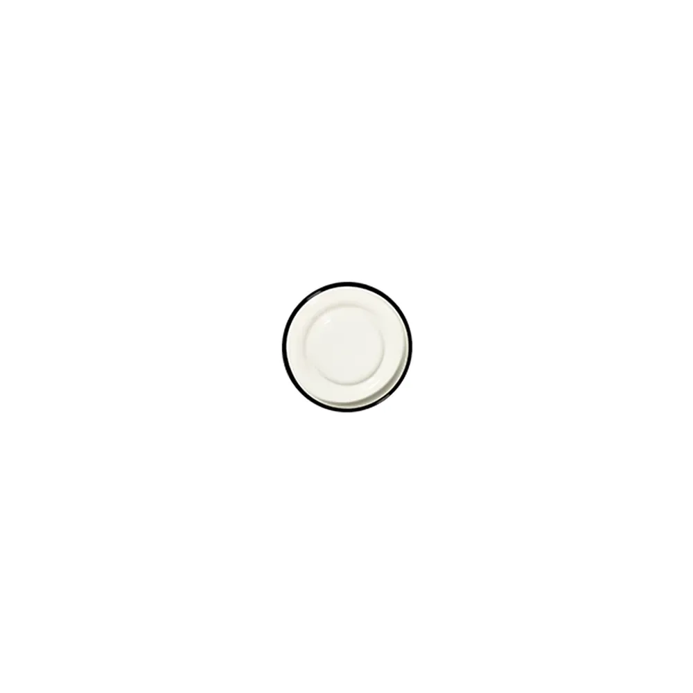 Modest Black Stolt Tea Saucer 10 cm