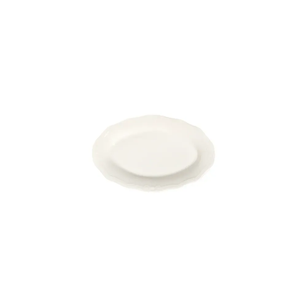 Transparent Tiffany Oval Plate 21 cm