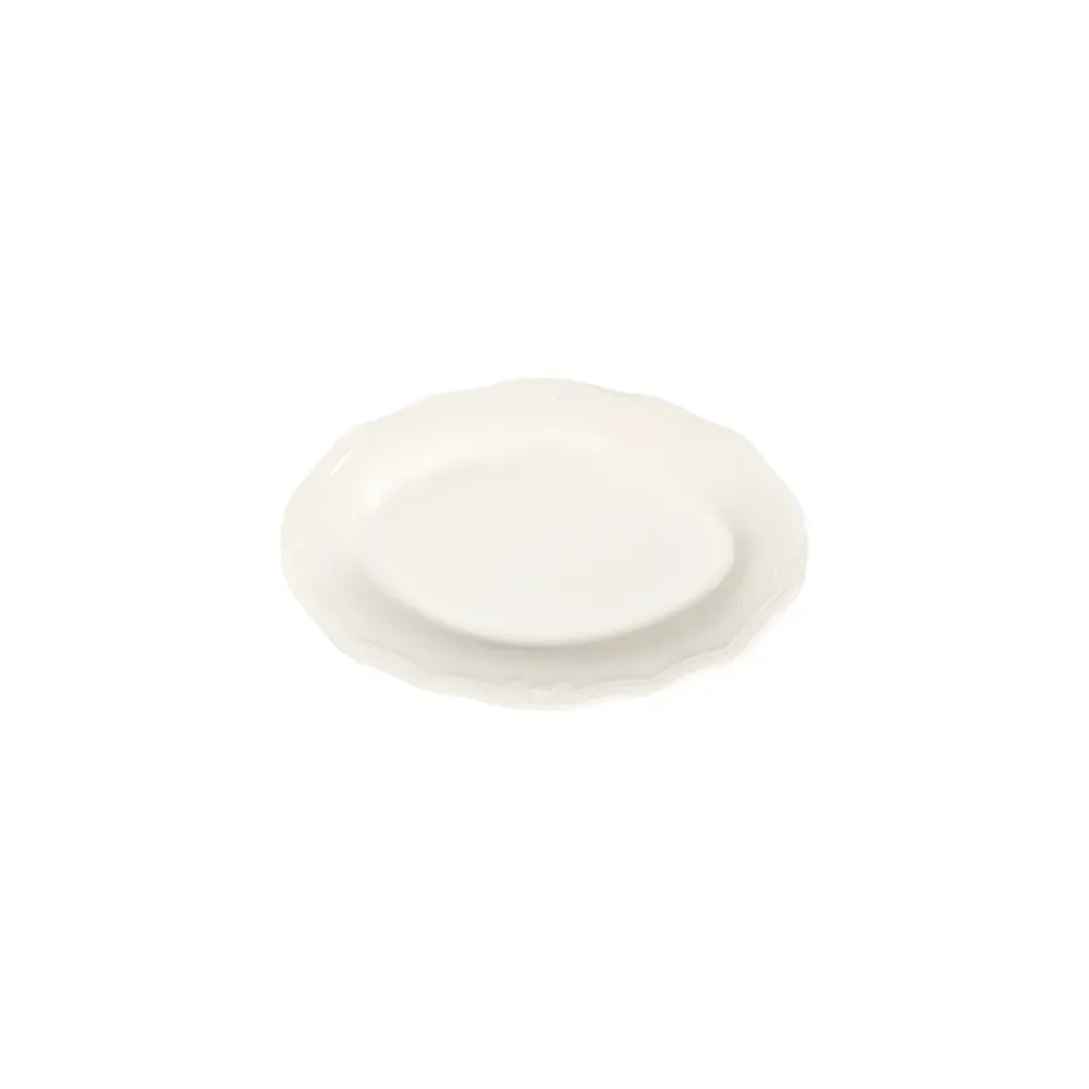 Transparent Tiffany Oval Plate 26 cm