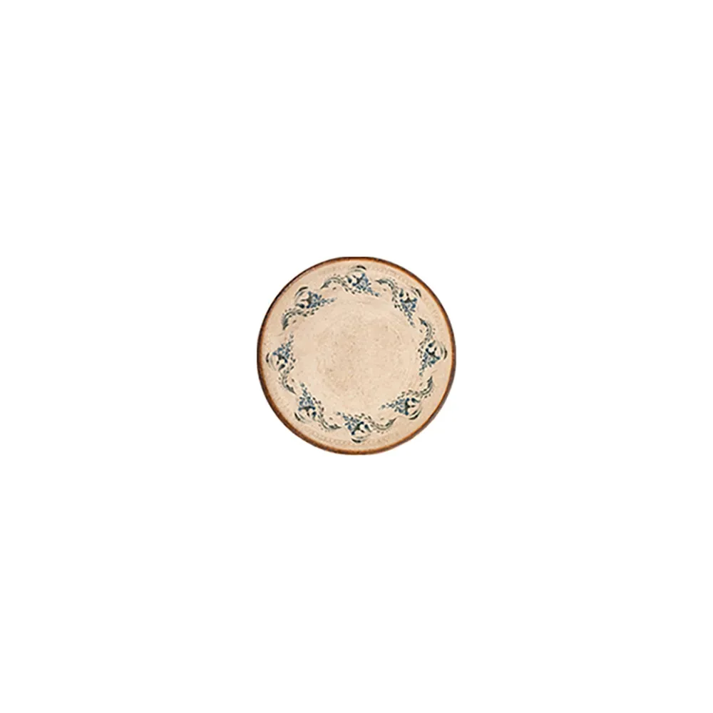 Voyage Navy Lona Düz Tabak 15 cm