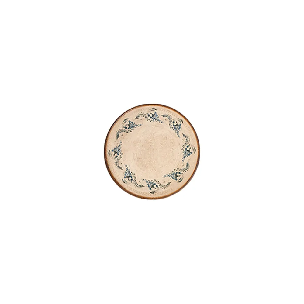 Voyage Navy Lona Düz Tabak 17 cm