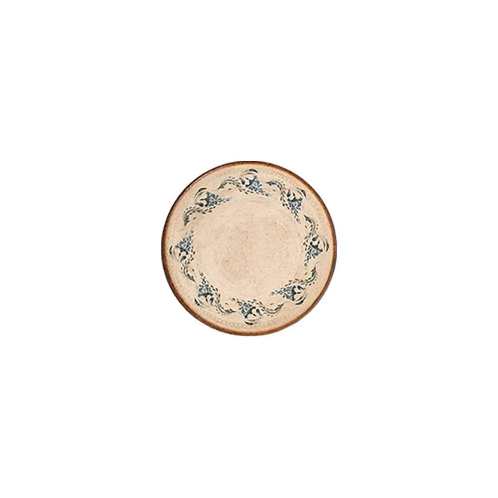Voyage Navy Lona Düz Tabak 19 cm
