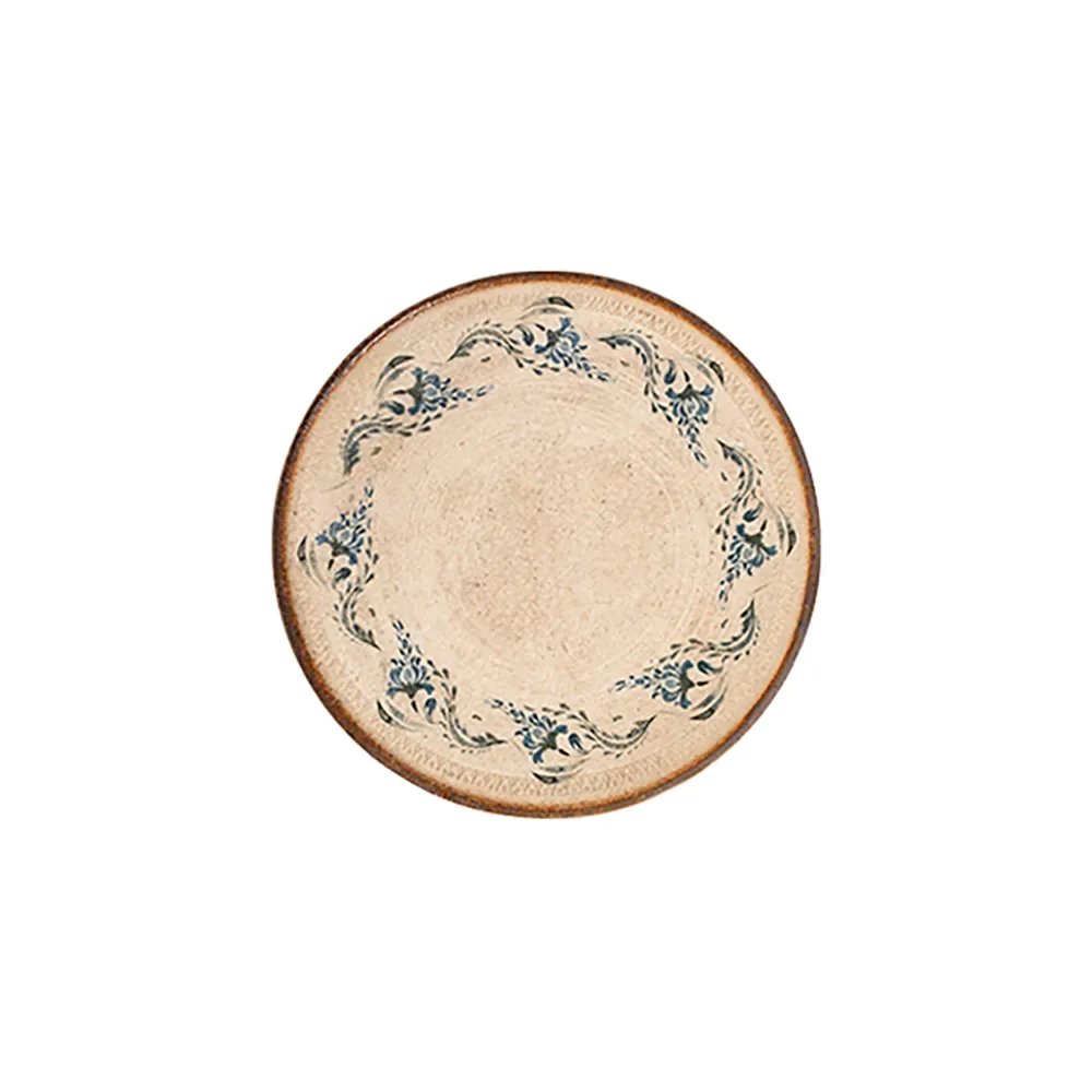 Voyage Navy Lona Düz Tabak 27 cm