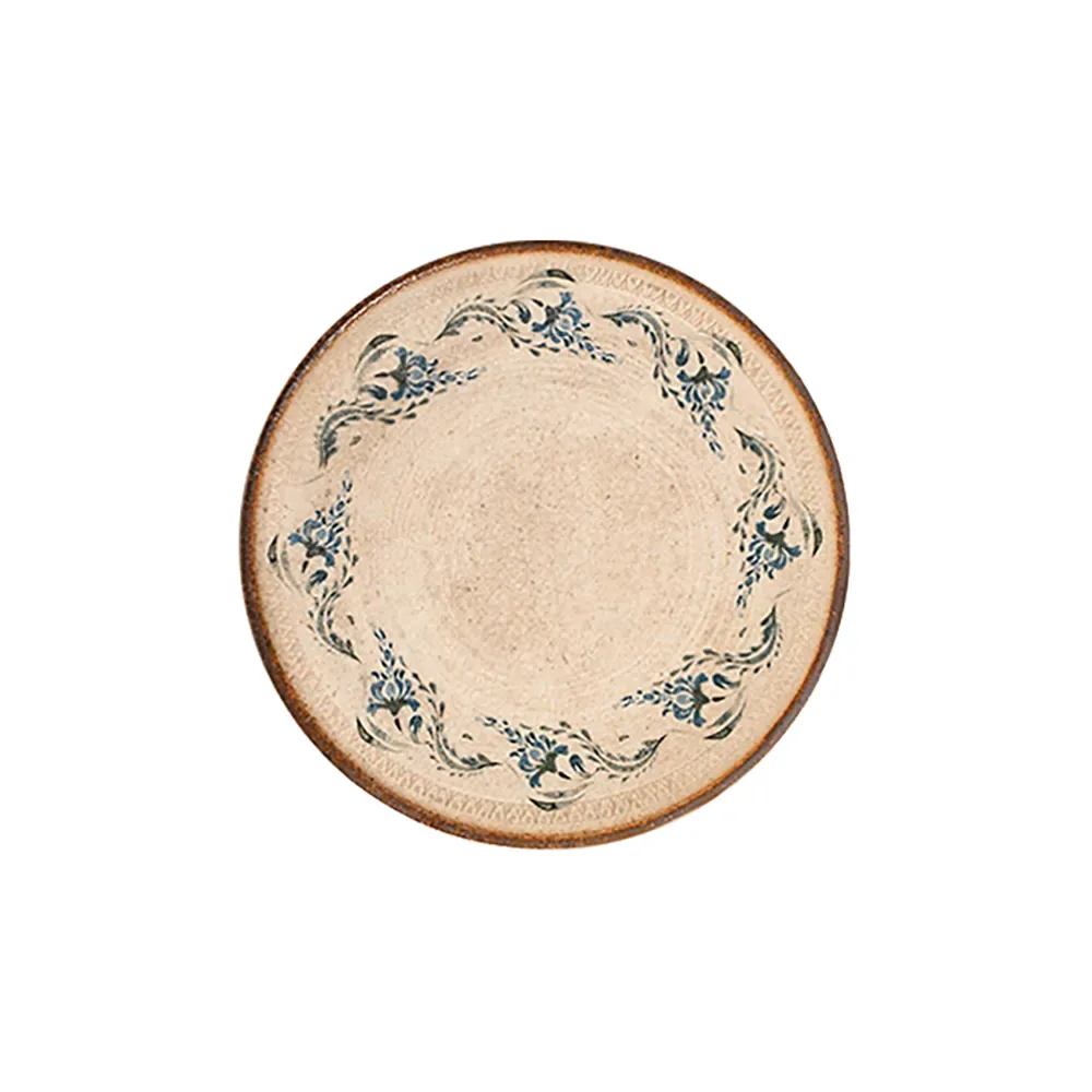 Voyage Navy Lona Düz Tabak 30 cm