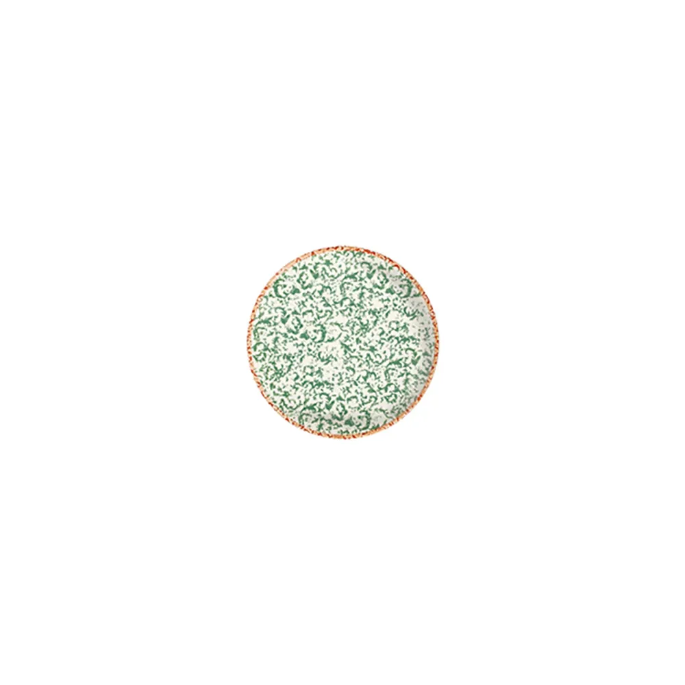 Venecia Green Lona Düz Tabak 15 cm
