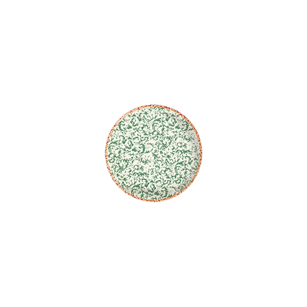 Venecia Green Lona Düz Tabak 17 cm