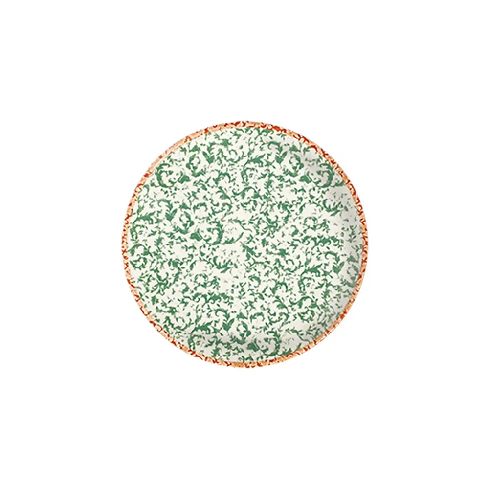 Venecia Green Lona Düz Tabak 27 cm