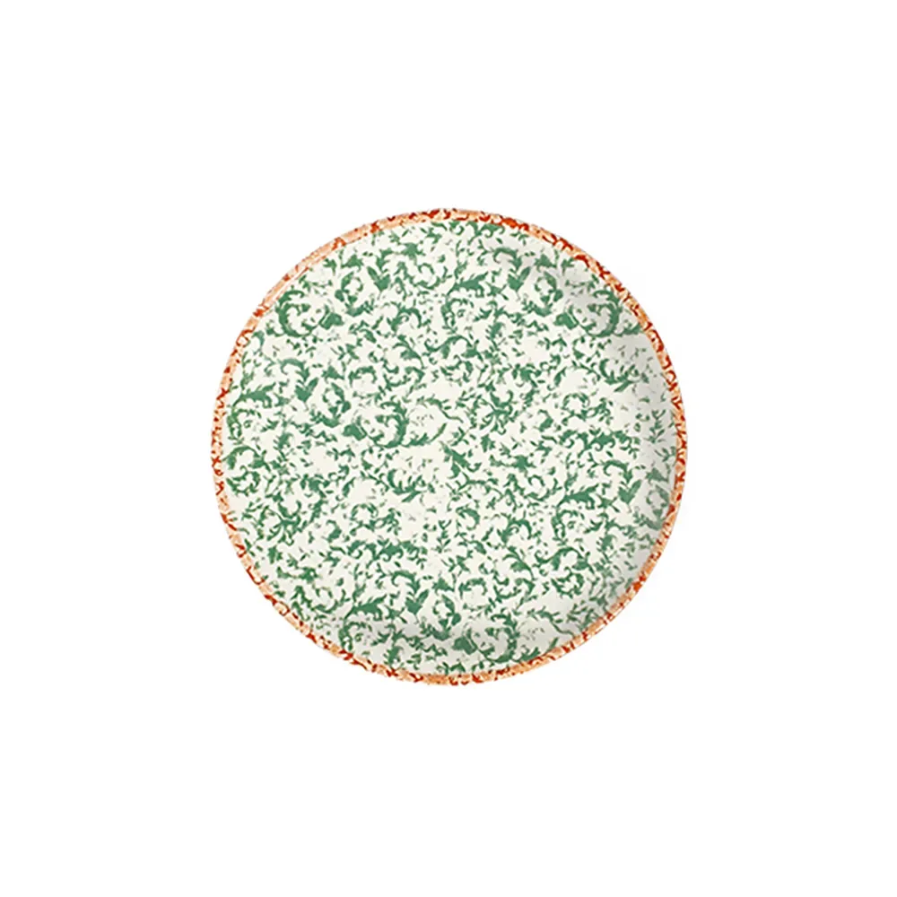 Venecia Green Lona Düz Tabak 28,5 cm