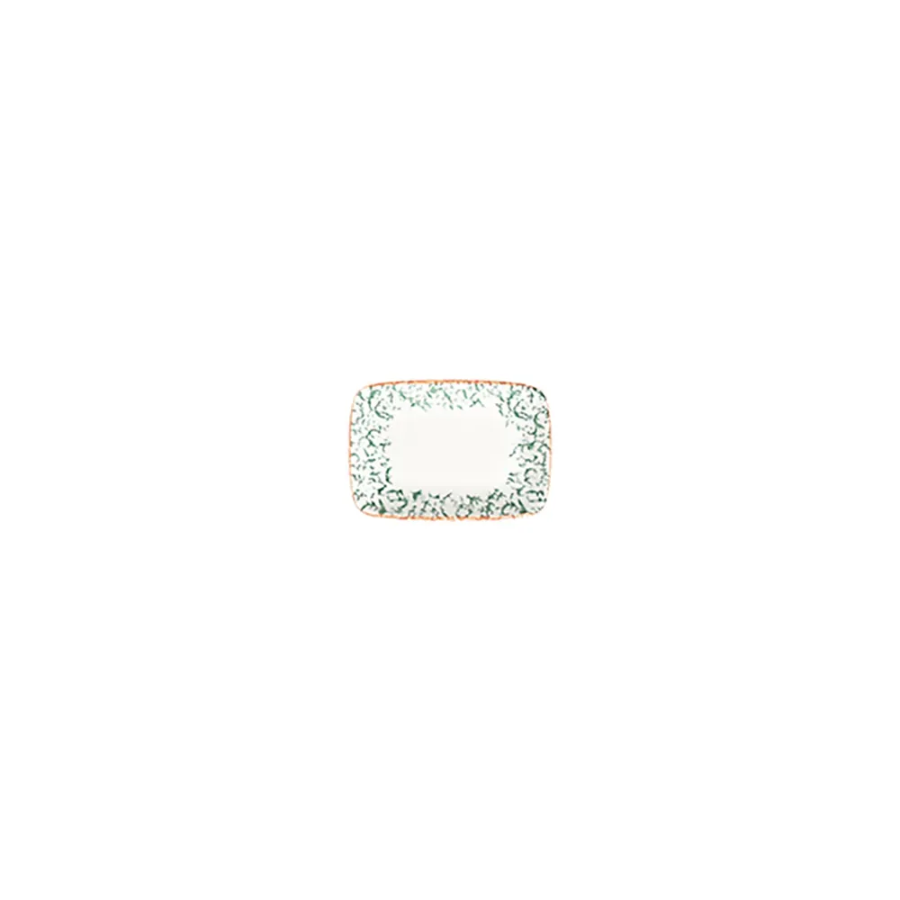 Venecia Green W Quadro Dikdörtgen Kayık 13 cm (12 * 8)