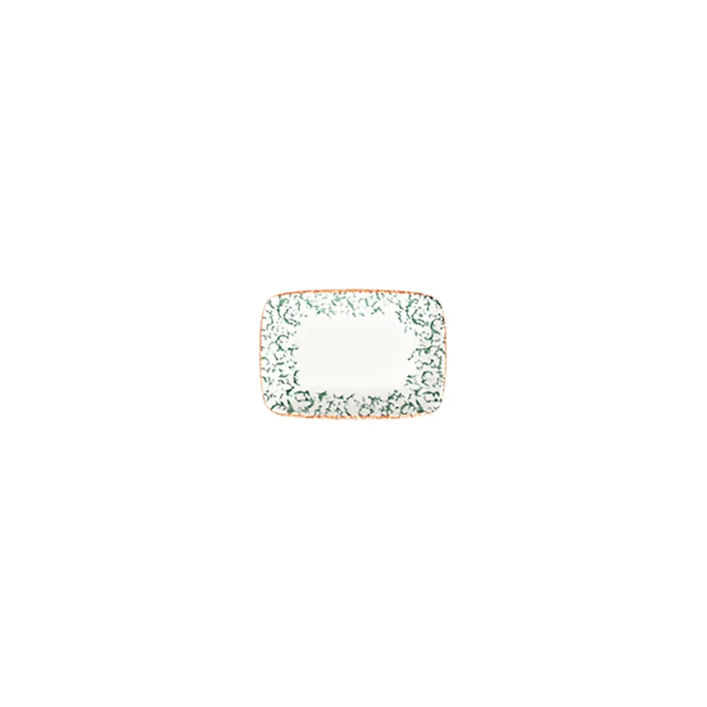 Venecia Green W Quadro Dikdörtgen Kayık 15 cm (14 * 10)