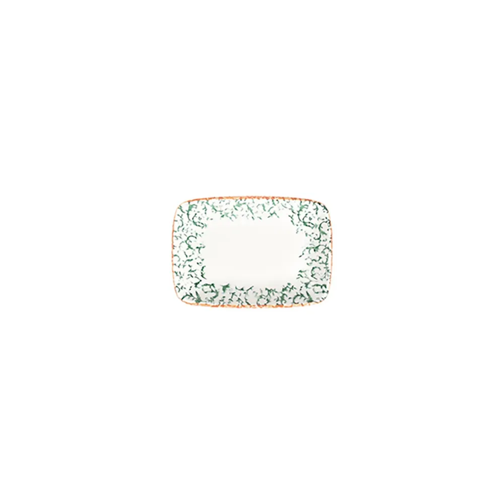 Venecia Green W Quadro Dikdörtgen Kayık 18 cm (17 *12)