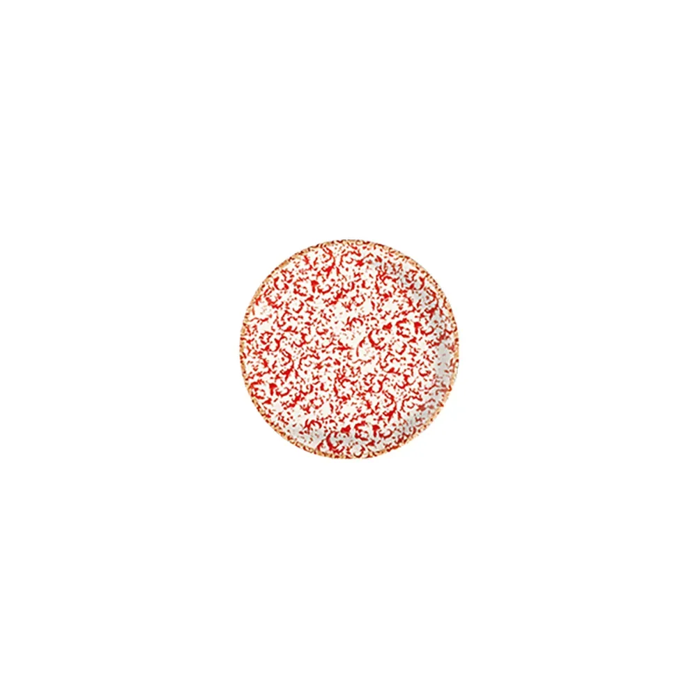 Venecia Maroon Lona Flat Plate 17 cm