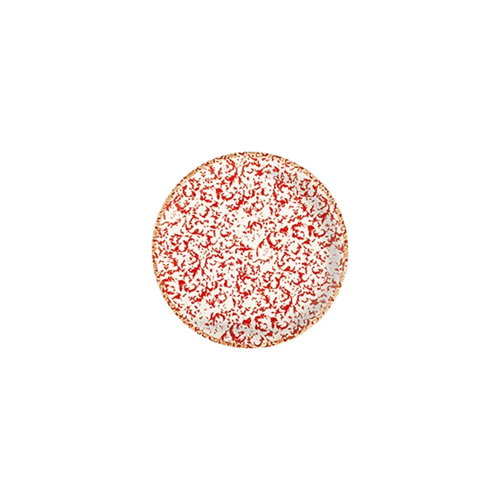 Venecia Maroon Lona Flat Plate 21 cm