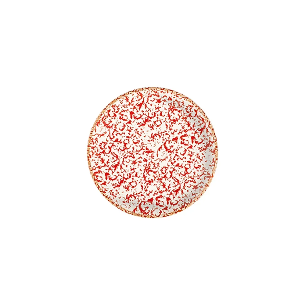 Venecia Maroon Lona Flat Plate 23 cm