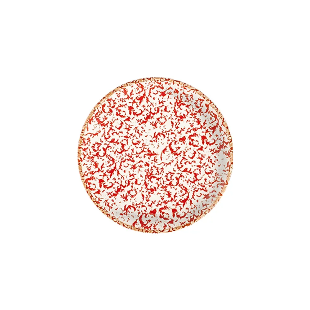 Venecia Maroon Lona Flat Plate 27 cm