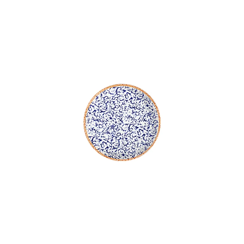 Venecia Navy Lona Flat Plate 17 cm