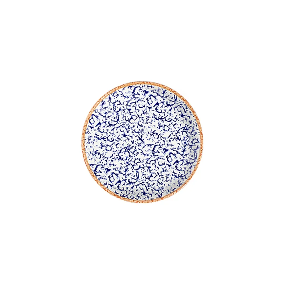 Venecia Navy Lona Düz Tabak 23 cm