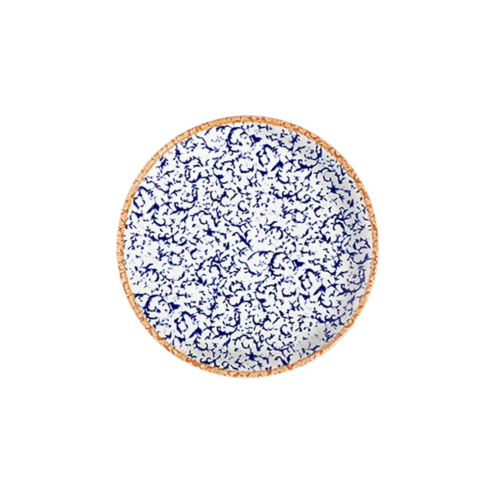 Venecia Navy Lona Flat Plate 28,5 cm