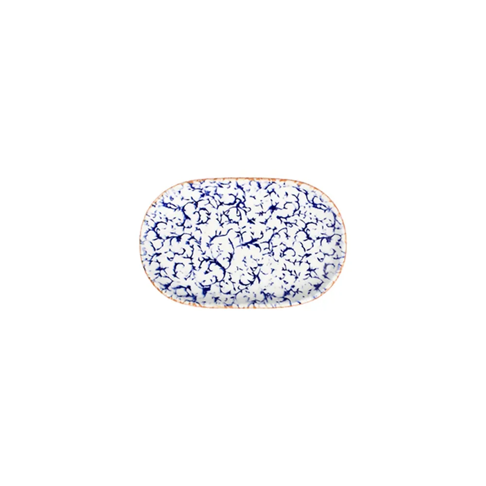 Venecia Navy Magnus Oval Platter 23 cm
