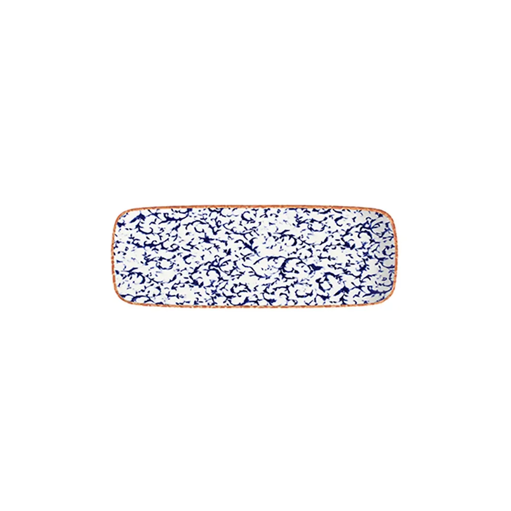 Venecia Navy Quadro Rectangular Plate 30 cm (30 * 11)