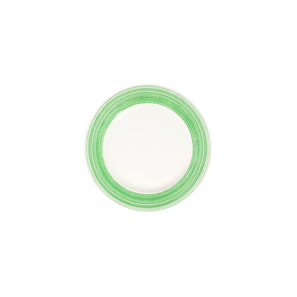 Fresh Green Frame Düz Tabak 23 cm