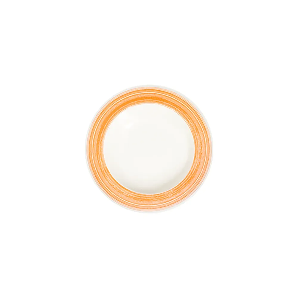 Fresh Orange Frame Deep Plate 23 cm 350 cc