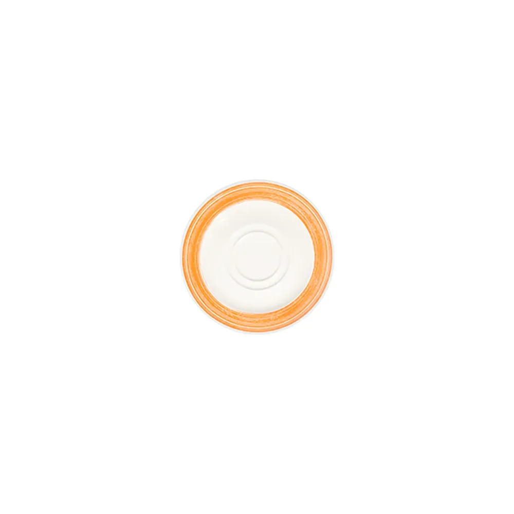 Fresh Orange Frame Saucer 16 cm