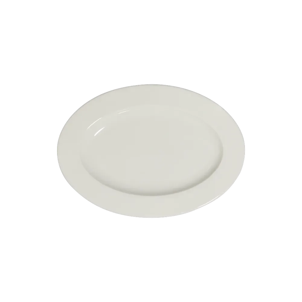 Transparent Frame Oval Plate 29,5 cm